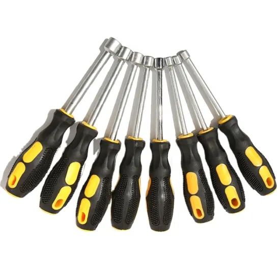 5-13mm TPR Handle Magnetic Screwdriver Holder with Hex Socket and Nut Driver