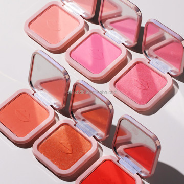 Pó de paleta de blush de marca própria - maquiagem de maquiagem de personalização em pó sem logotipo maquiagem face