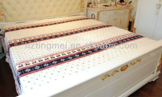 Environmental 100% Polyester Flannel Blanket