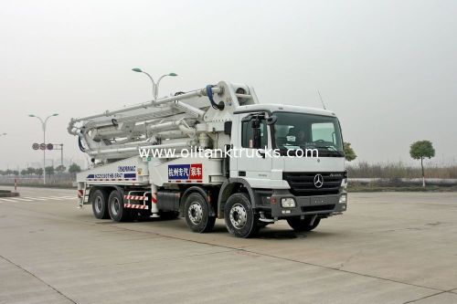 8x4 Benz Concrete Pump Trucks For Pumping Concrete Equipment 47m