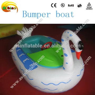 Coin operated recreation swimming pool electric bumper boat