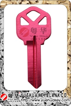 High Quality Titanium Door Lock Key Blank