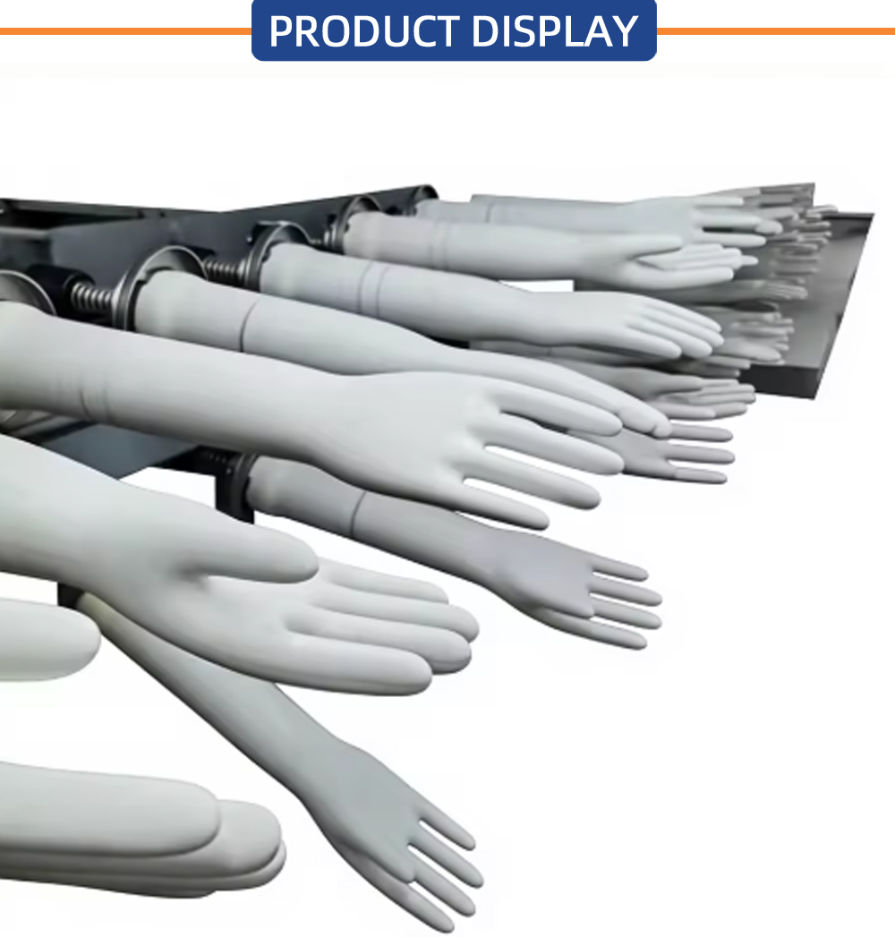 Sergical gloves making machine x