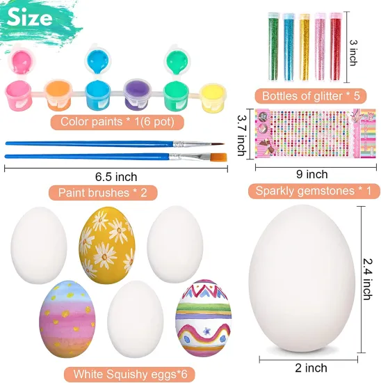 Craft Art Egg Squishy Painting Kit: Explore Creative DIY Projects