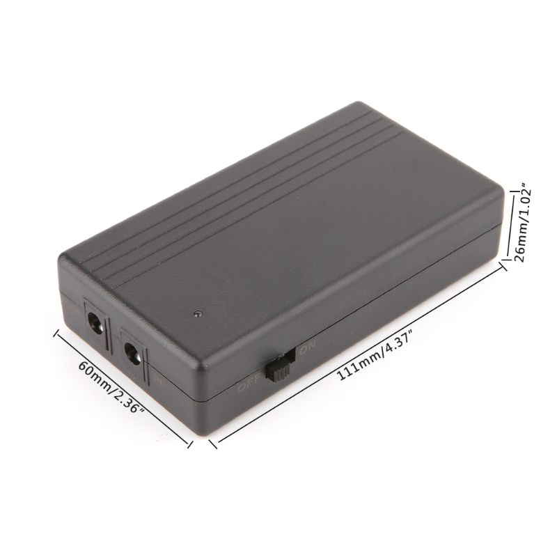 2019 New 12V 2A 22.2W UPS Uninterrupted Backup Power Supply Mini Battery For Camera Router Electrical Equipment