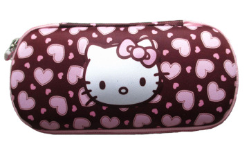 JW-163115 EVA Pen Bag Hot Sale Hello Kitty Pencil Case With Compartments High Quality
