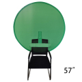 椅子ポータブルウェブカメラの緑色の画面の背景
