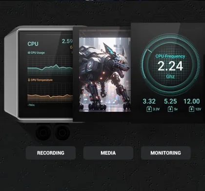 Deepcool MYSTIQUE 360 LCD CPU Water Cooling Fan