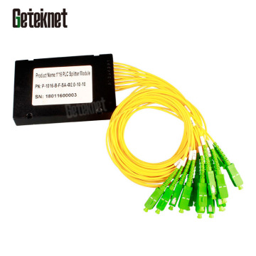 OEM Fiber Optic Equipment: 1x16 Box Beam SC UPC PLC Splitter