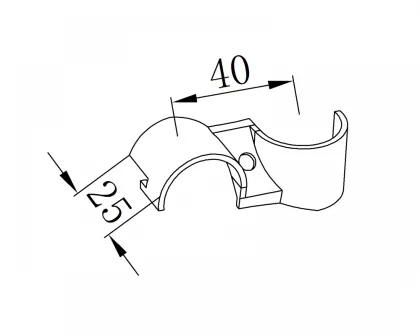 Factory direct supply high quality cross lean metal joint for lean pipe system