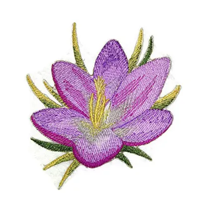 Unique Aloha Bouquet Embroidered Iron on patch