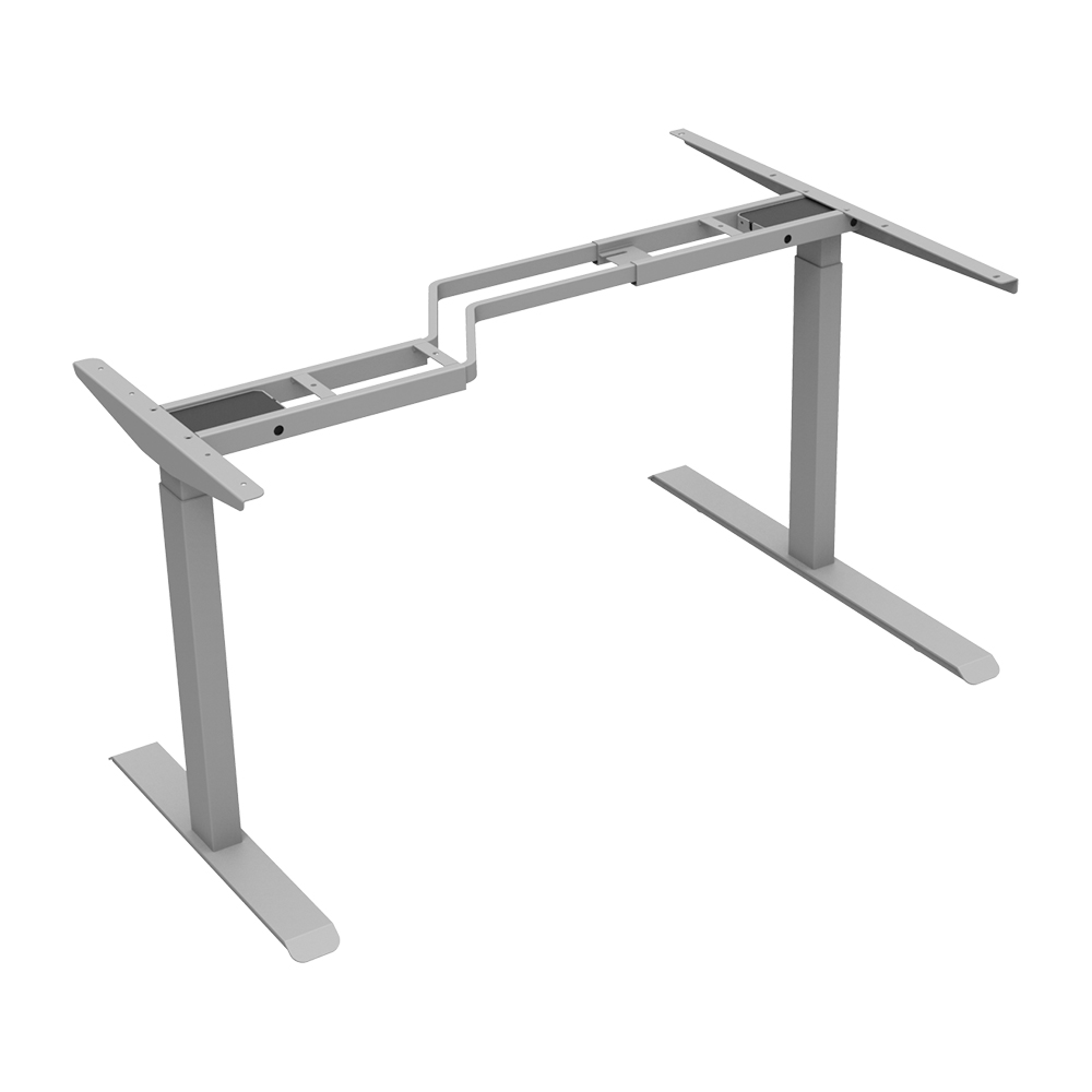 L Shape Adjustable Height Standing Table