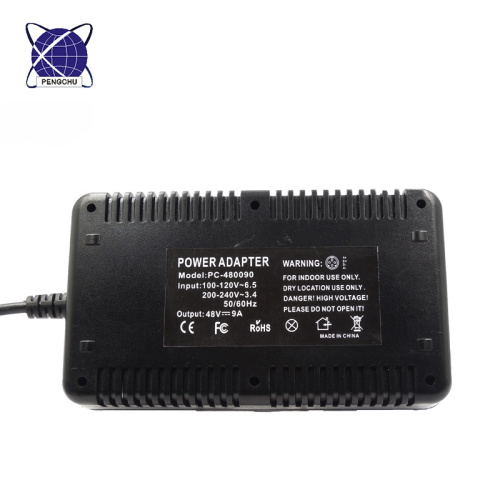 universal power adapter 48v 9a power supply 48vdc