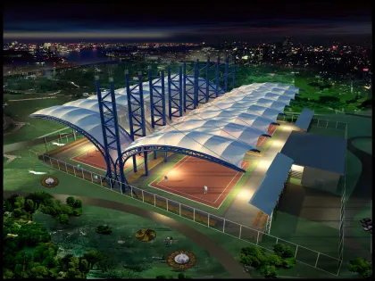 XZ OEM ODM Membrane Structure Tent for Tennis