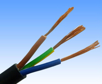 PVC Double Insulated 3  Core Electric Wire