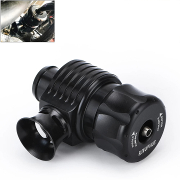 AOSU Universal 25mm Turbo Diverter Dump 1.8T Blow Off Valve with Horn for Audi