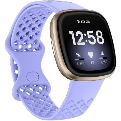 Breathable Silicone Wristband for Fitbit Versa 3