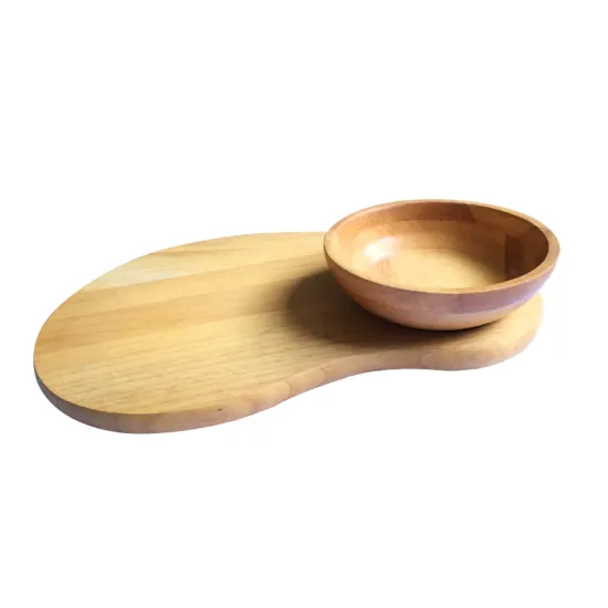 Board with bowl nice oak cutting board set