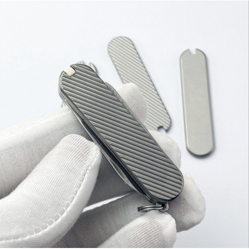 Swiss Army Titanium Knife Scales