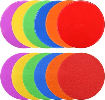 EASTOMMY ET-751097-7 7 Inch Color Rubber Mat - Non-Slip Sports Field Marker