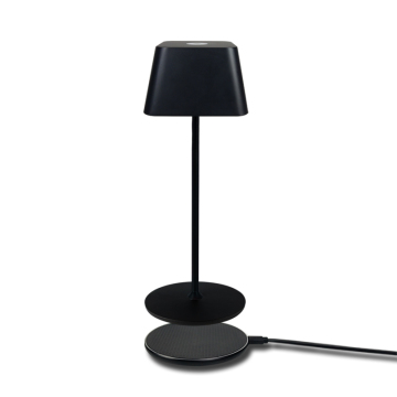 Lámpara de mesa LED inalámbrica de venta caliente con estilo de lujo americano para sala de estar