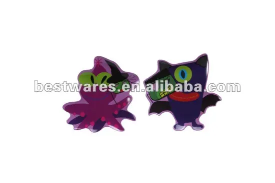 2015 Halloween melamine cute animal shape plate
