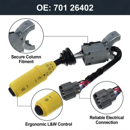 High Reliability 70126402 JCB Column Switch