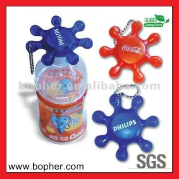 plastic manual can opener keychain