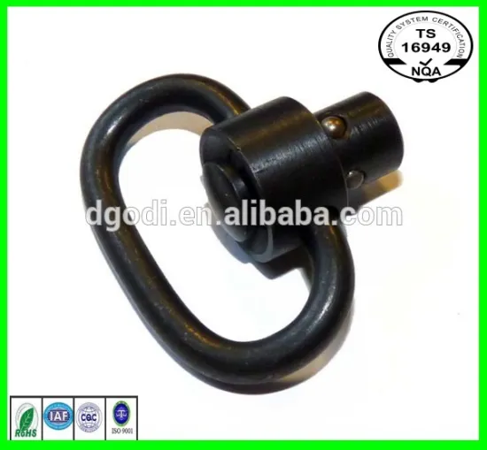 quick release ball lock pin with shoulder and D rin