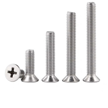 DIN965 Stainless Steel Cross Counterk Head Machine Screw