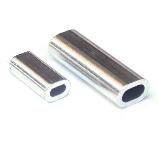 Copper Single Barrel Crimping Sleeves 1000pcs/Bag - 2.3*4.5*15.5mm | Hysun | For Longline Fishing