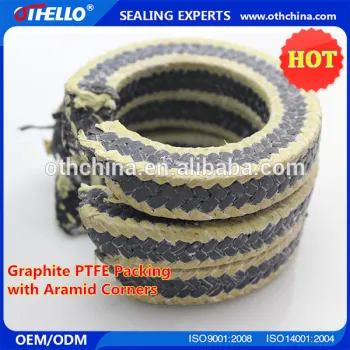 Aramid black PTFE interlaced packing set