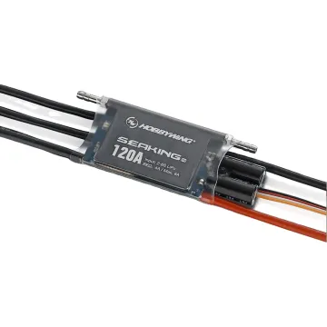 Hobbywing Seaking Pro 120A Waterproof Brushless ESC Electric speed control High Voltage Built-in BEc for RC Boat boats
