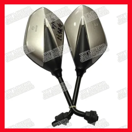 Original Motorcycle Mirrors Black, Genuine Mirrors for Motorcycle, Stardard Black Motorcycycle Mirrors