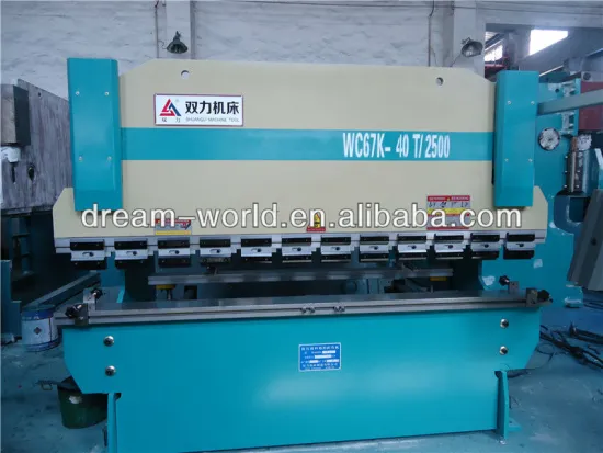 WC67K cnc hydraulic flat bar bending machine