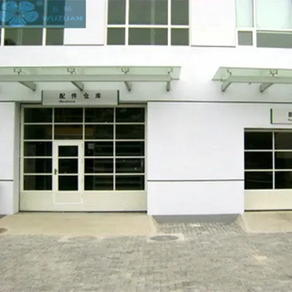 See-through garage door