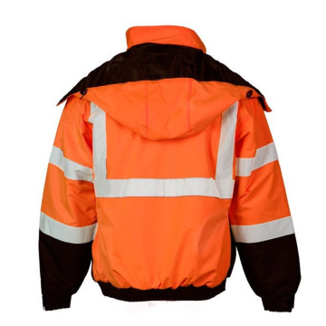 Blouson aviateur de sécurité réfléchissant d&#39;hiver