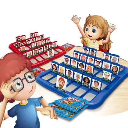 Customizable Guess Who Board Game: Perfect Family and Friends Party Desk Game Toy