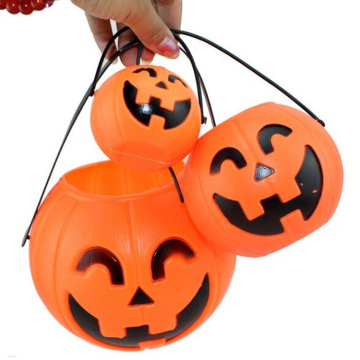 Halloween toy plastic Jack-o-lantern with light