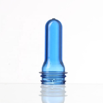 28mm PCO 1881 Kurzhalsflaschen: 300 ml, 500 ml Größen in transparenten blauen Mineralwasserflaschen Preforms zum Blasen von Flaschen