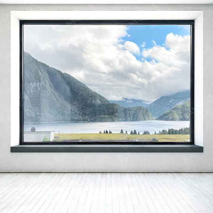 Aluminum casement windows