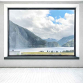 Anti sanding Aluminum Fixed Windows
