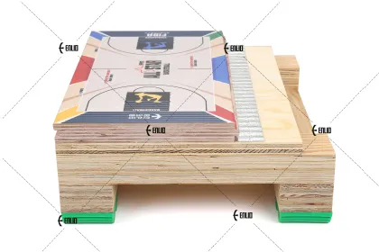 Customised Solid Wood Multi-Layer Sport Floor Design