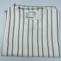 Tiada Pilling Striped Linen Linen Viscose Campuran