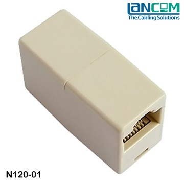 Lancom Factory price best selling RJ45 Coupler Cat 5e straight female to female