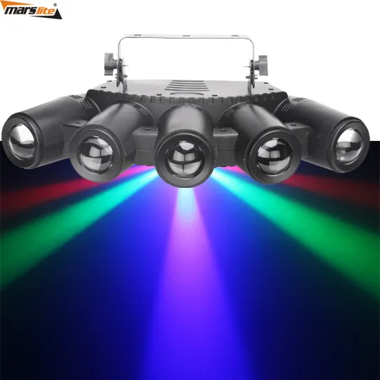 Marslite 5x40W RGBW 4-IN-1 LED Finger Beam Light: High-Quality DJ and Nightclub Stage Equipment