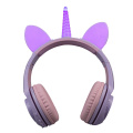 Casque sans fil licorne en gros Led pour les filles