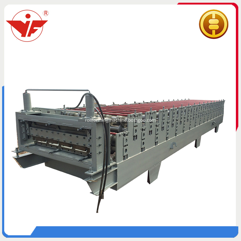 Low cost double layer roll forming machine 