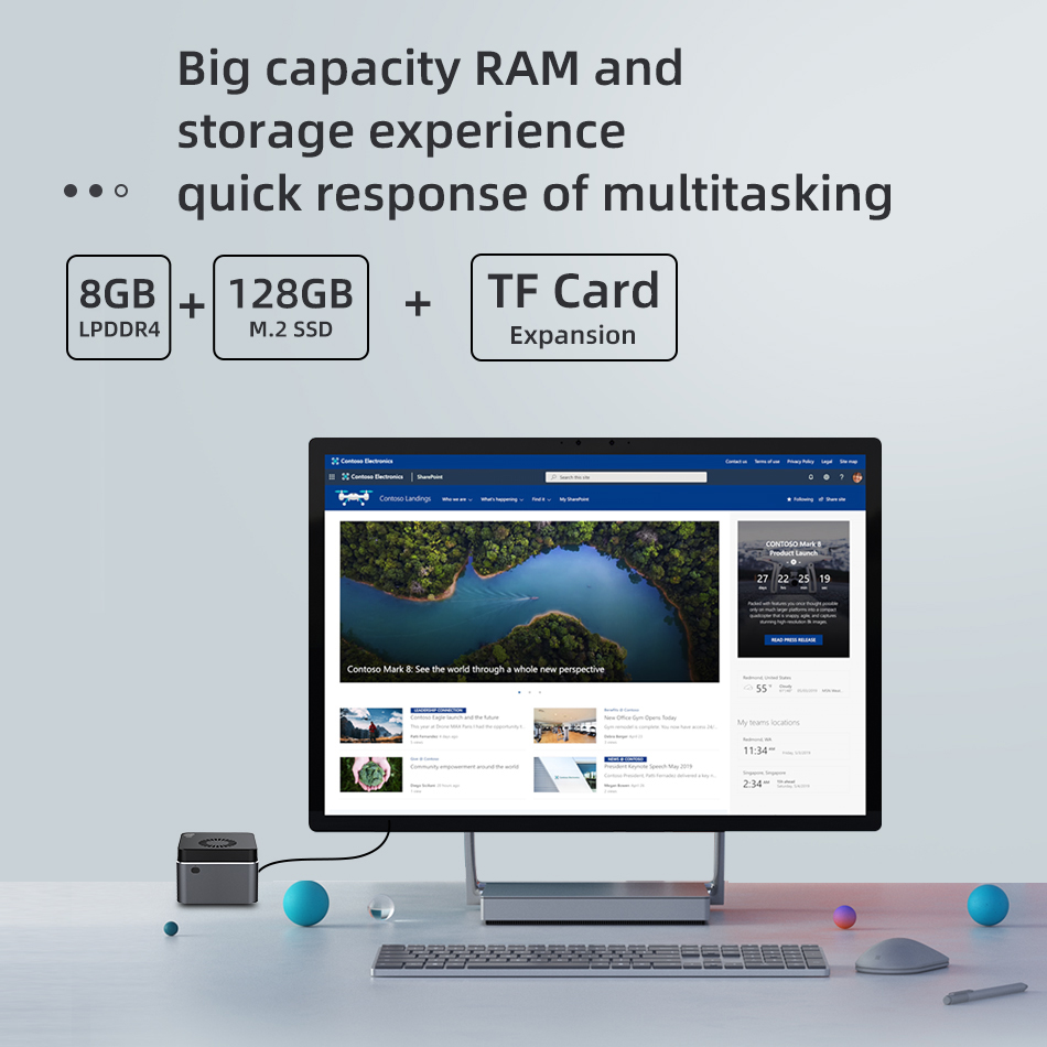 Xcy Quad Core Mini Pc Intel Celeron N4100 8gb Lpddr4 128gb M 2 Ssd 2 4g 3 Xcy Quad Core Mini Pc Intel Celeron N4100 8gb Lpddr4 128gb M 2 Ssd 2 4g 3