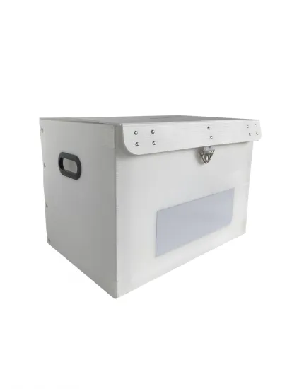 Fluted Polypropylene Fumed Silica VIP Box Shipper